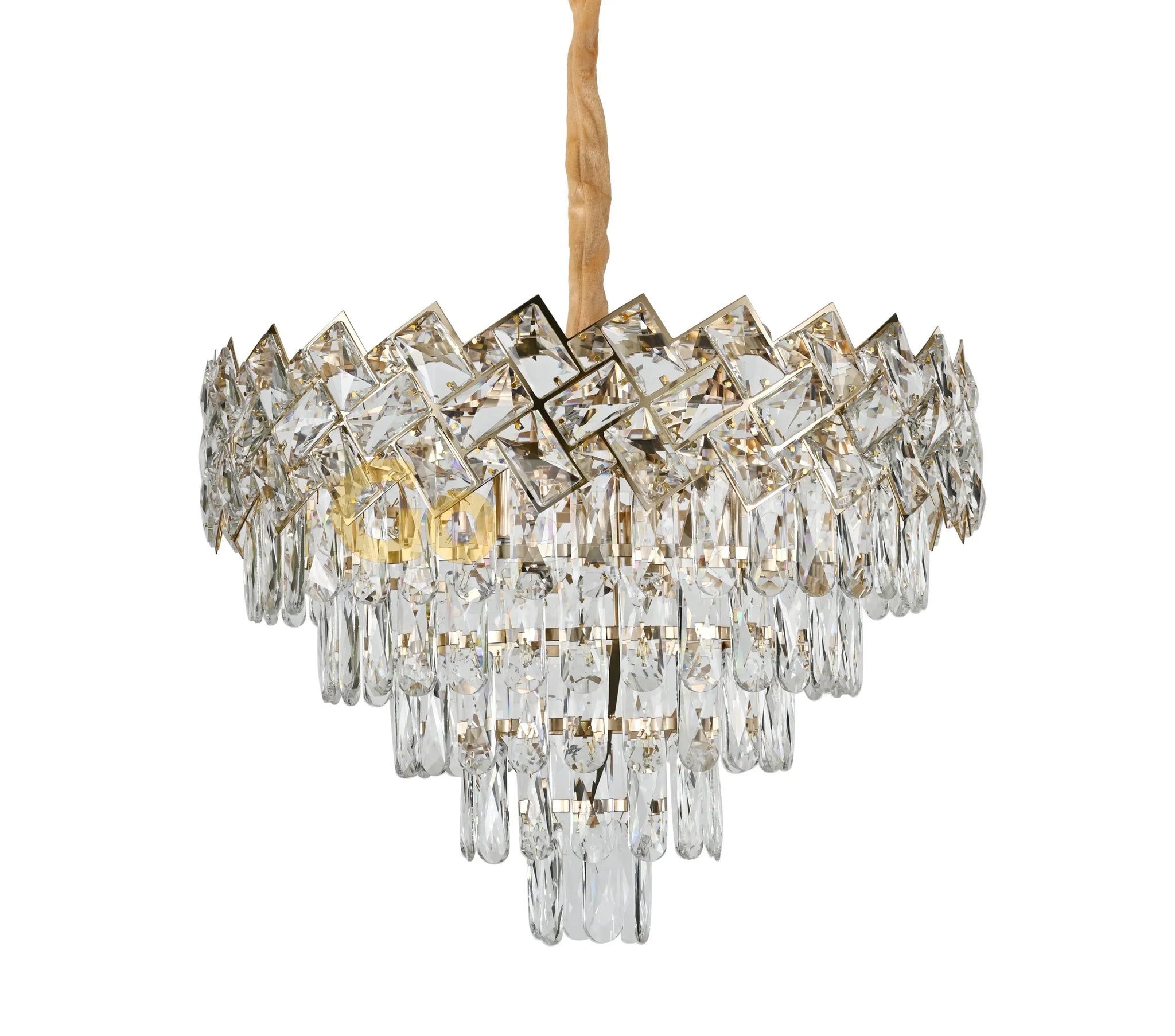 Candelabru Cristal MALLI Gold ⌀50CM