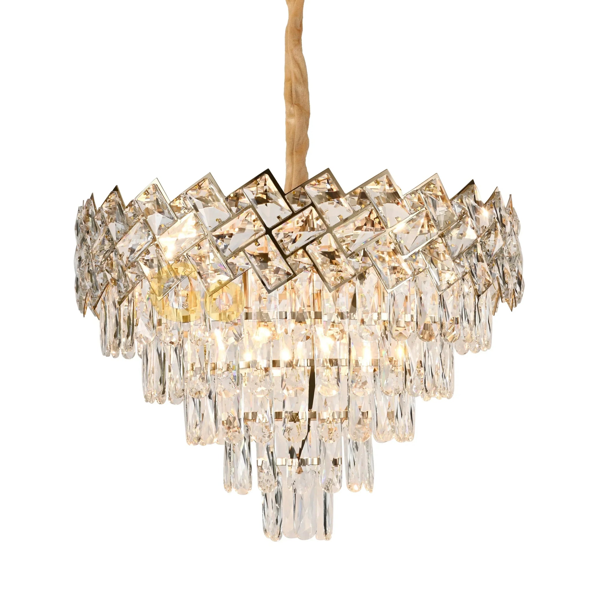 Candelabru Cristal MALLI Gold ⌀50CM