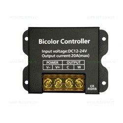 Controller Banda LED 20A, 12-24V, CCT, 3 Functii lumina, Telecomanda RF