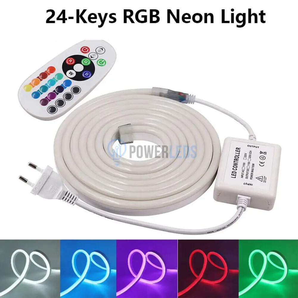 Controller Neon Flex Rgb 15X26Mm Telecomanda Ir 720W 220V Lighting