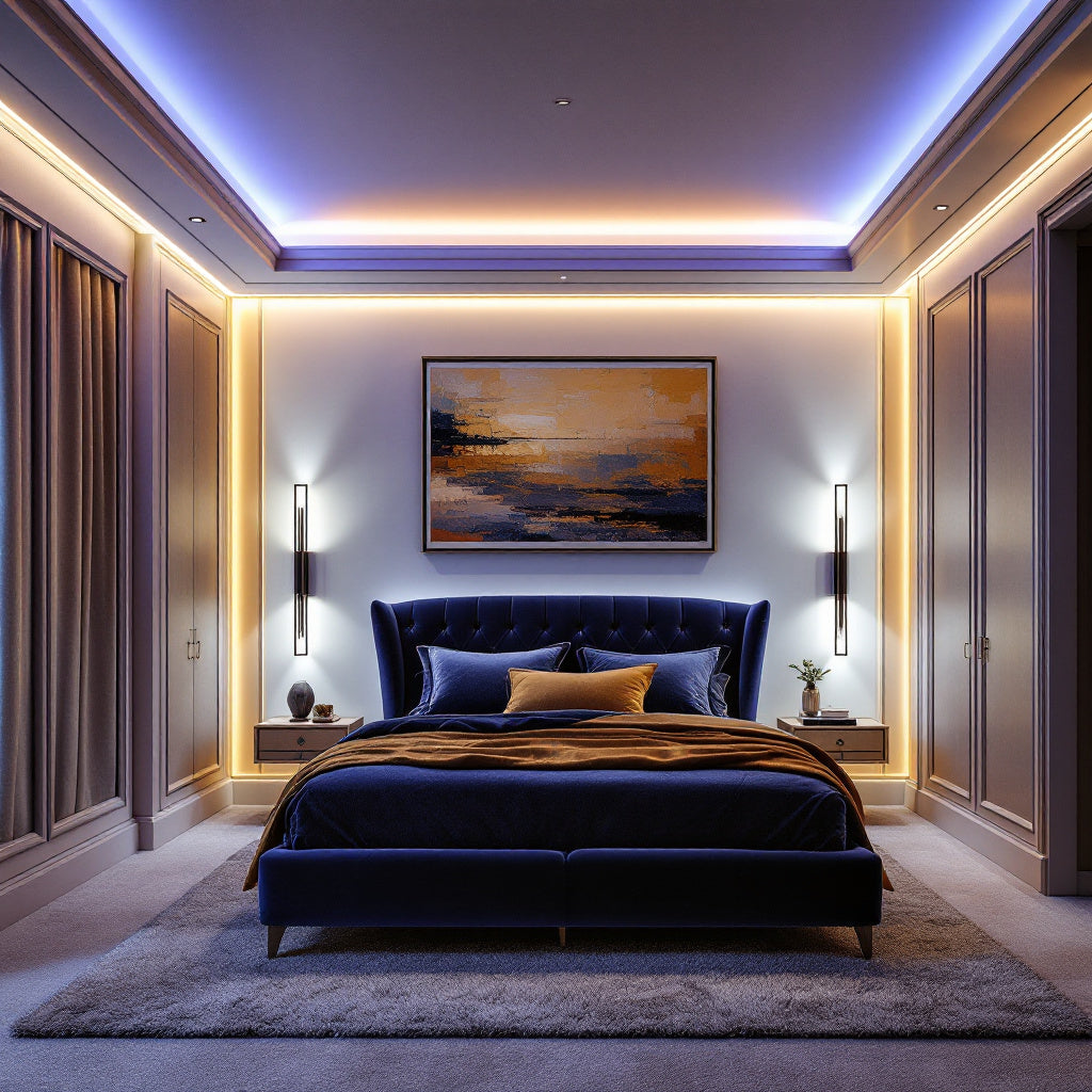 Profil Banda LED Incastrabil Sub Tencuiala de Colt 2M