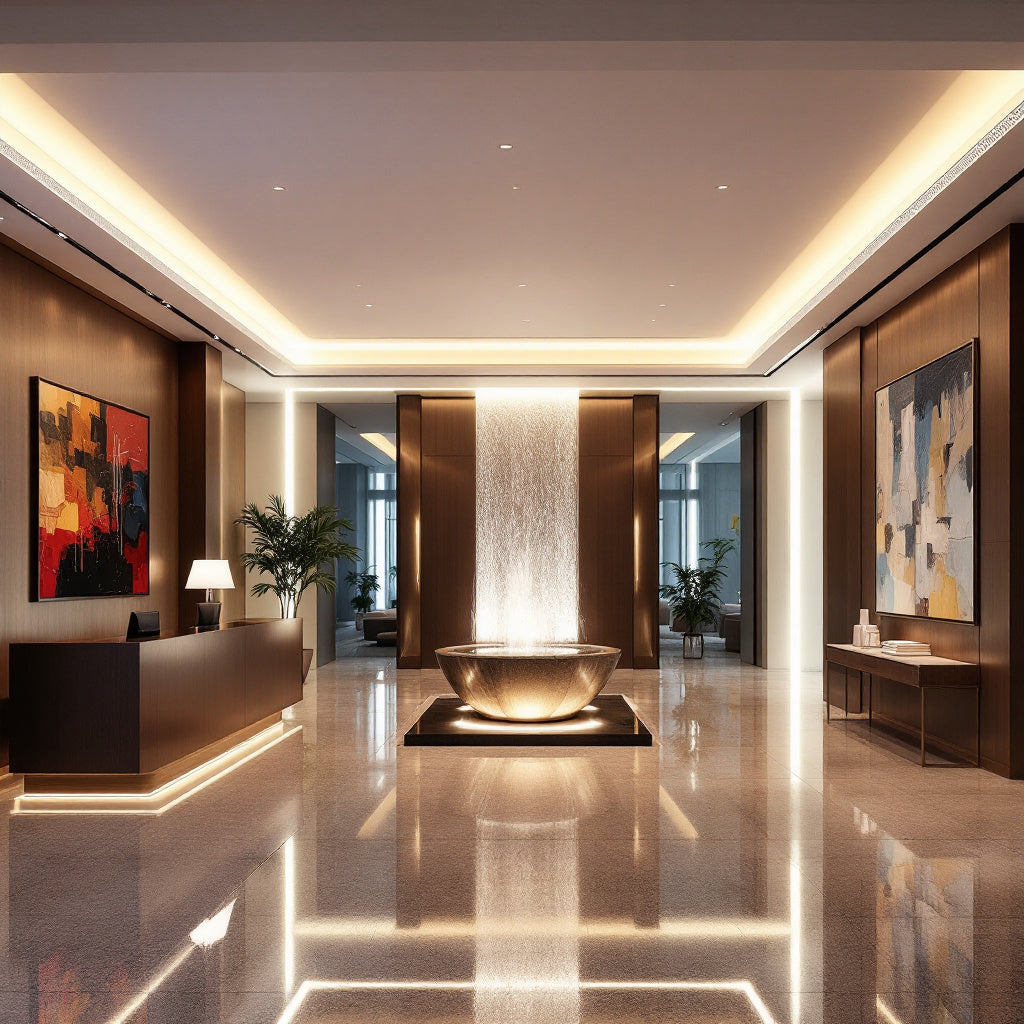 Profil Banda LED Incastrabil Sub Tencuiala de Colt 2M