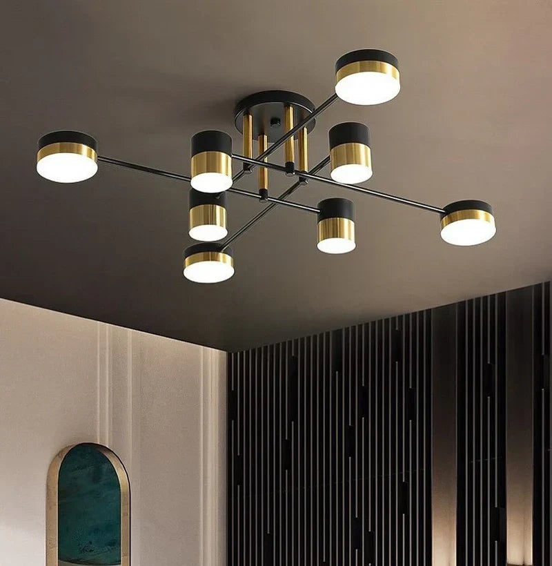 Lustra LED Nordic Style Darko Grande Echivalent 600W Telecomanda