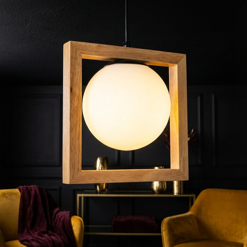 Pendul NOELIA 1xE14 Wood Style