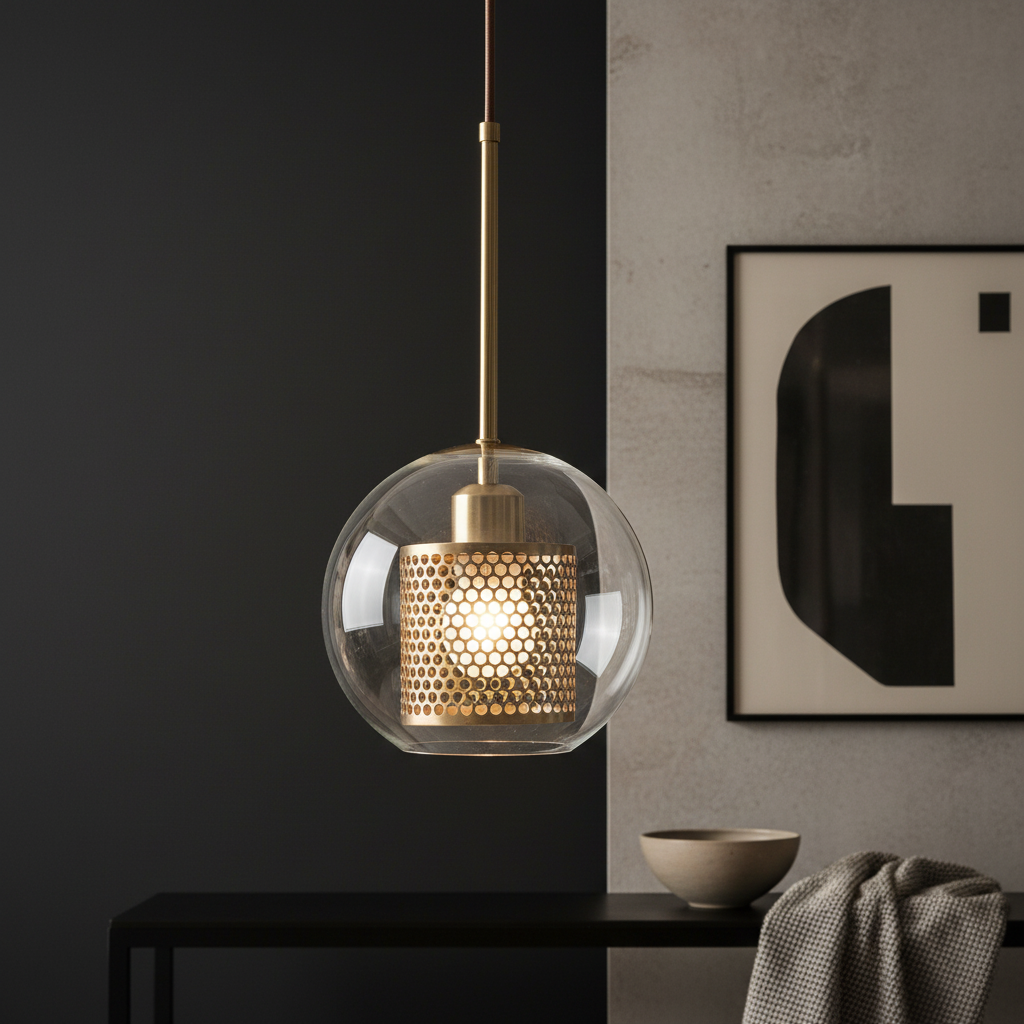 Pendul DELS 1xE27 Gold