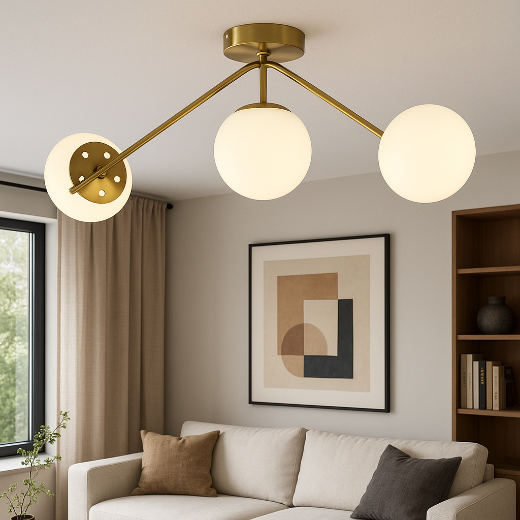 Lustra Abajur MAT Nordic Scale GOLD 3xE27