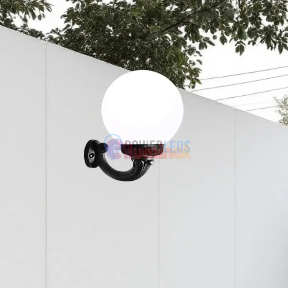 Felinar LED Glob Exterior 400mm cu brat powerleds.ro