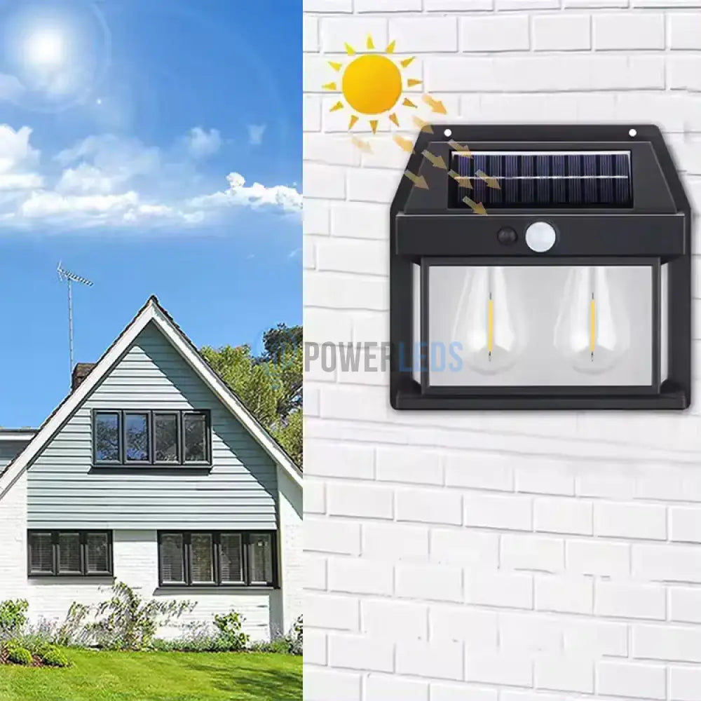 Felinar Led Exterior Solar Senzor 2W Wall Light Fixtures