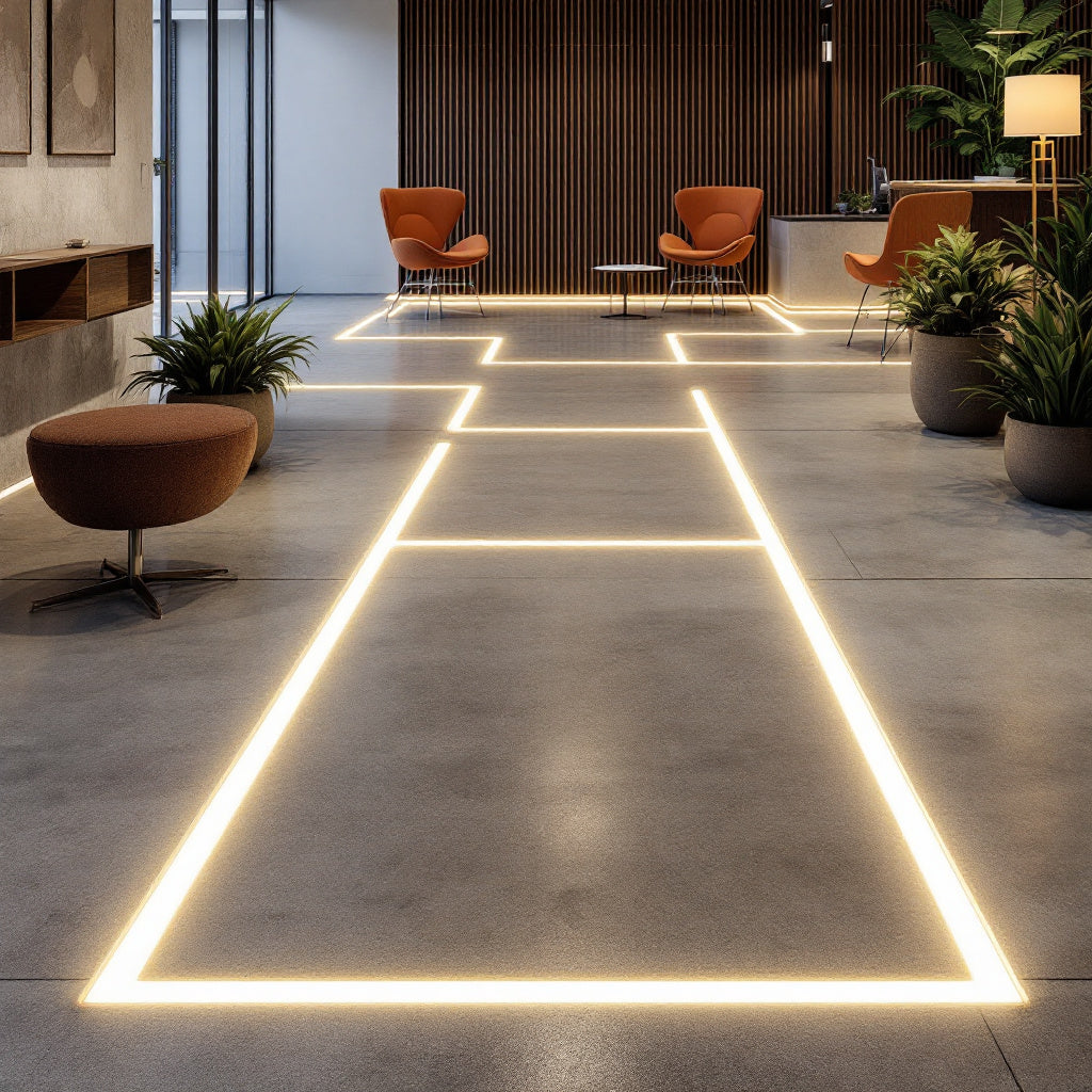 Profil Aluminiu Pentru Banda LED Pentru Pardoseala 2 METRI