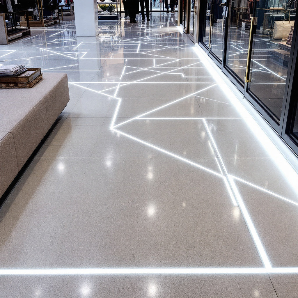 Profil Aluminiu Pentru Banda LED Pentru Pardoseala 2 METRI