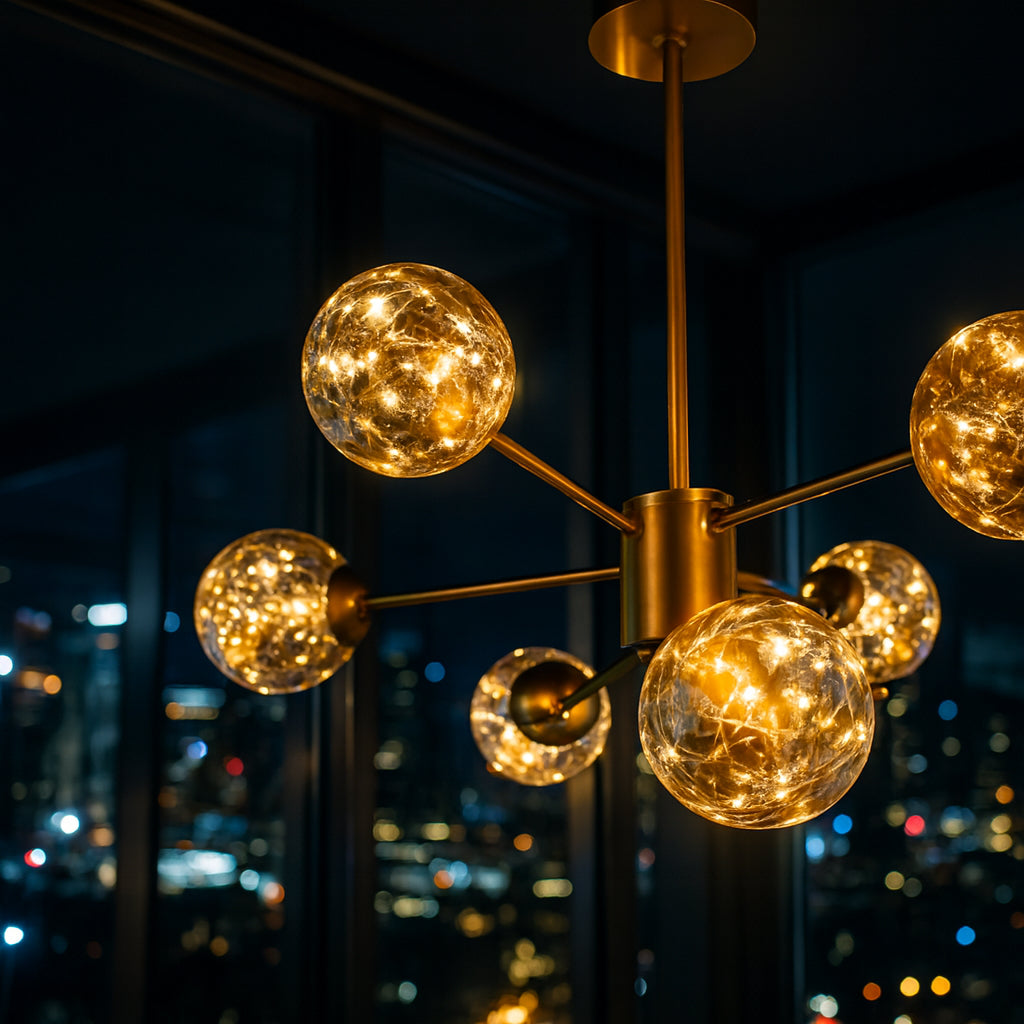 Lustra LED Suspendata Arlio Gold Echivalent 180W