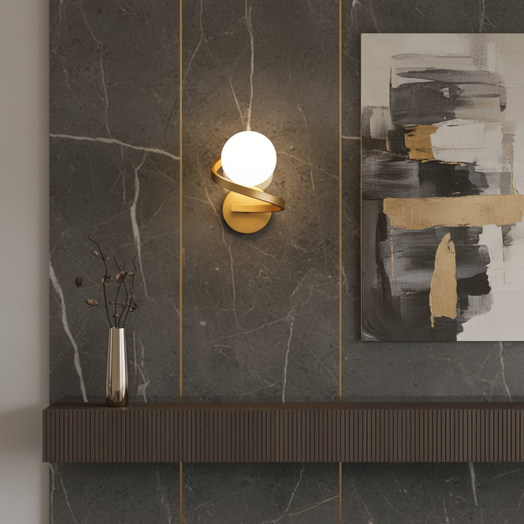 Aplica Abajur LINO 1xE27 Gold