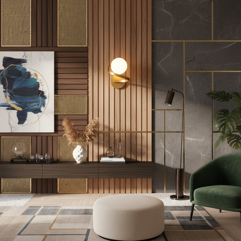 Aplica Abajur LINO 1xE27 Gold