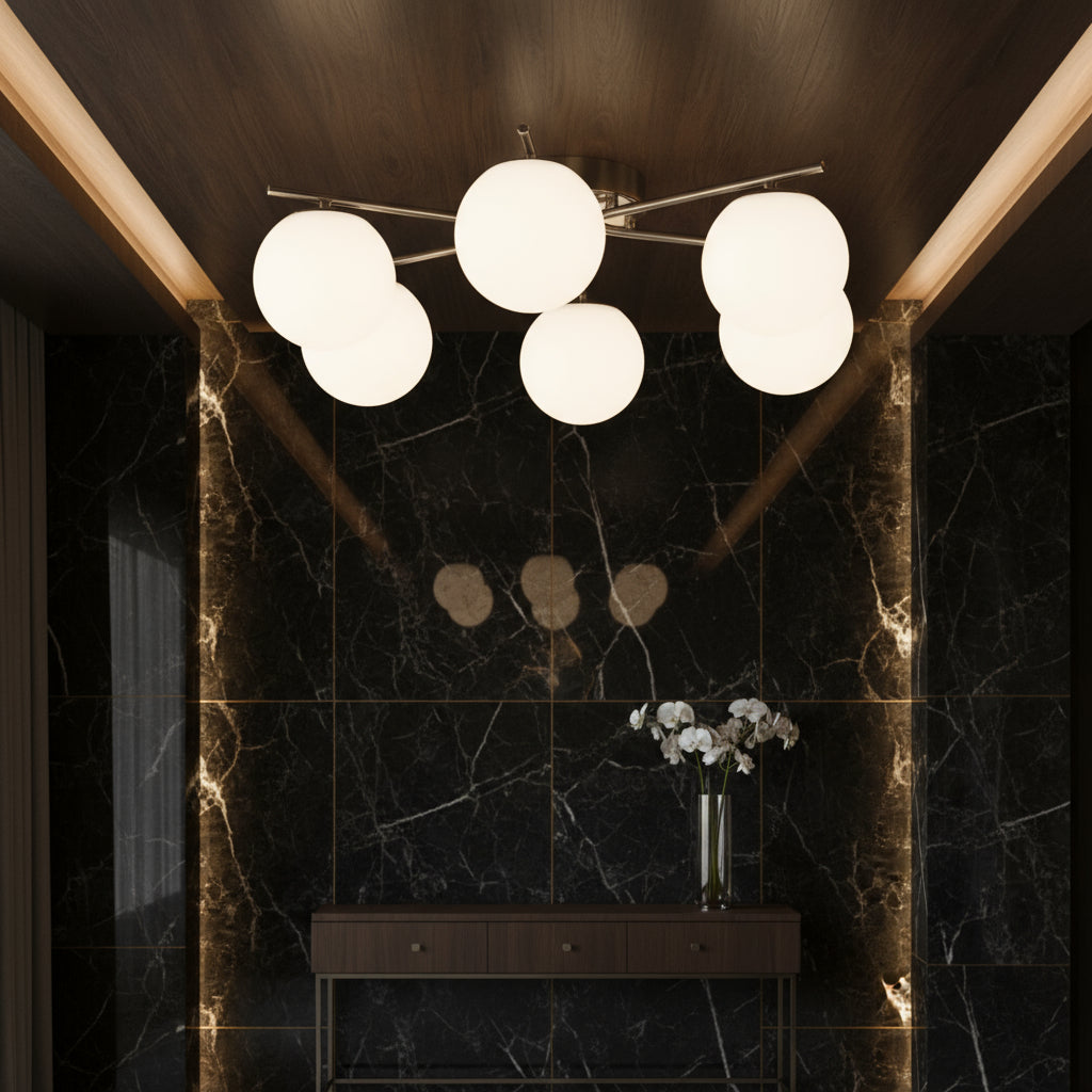 Lustra Abajur VILO 6xE27 Chrome