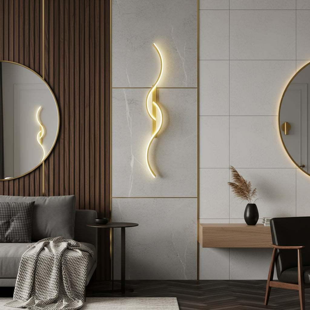 Aplica LED KARO Gold 32W 60cm