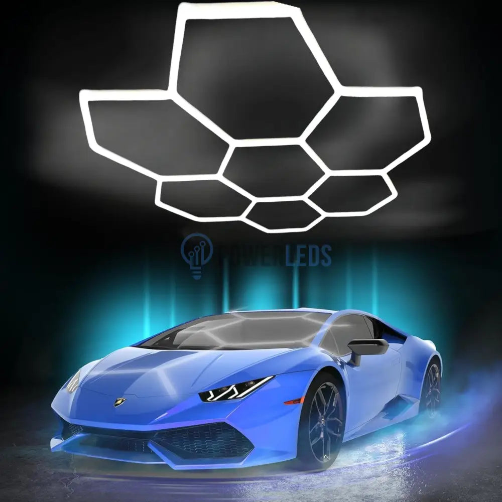 Honeycomb Led 7 Hexagoane Luminoase 240W 244 X 235 Cm Honeycomb Lights