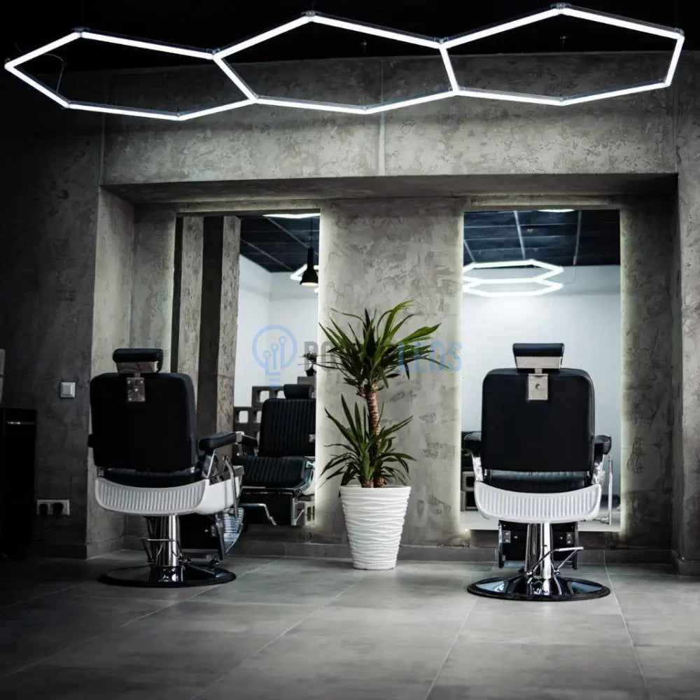 Honeycomb Led Hexagon Luminos 120Cm X 311Cm / Sistem Modular Iluminat Garaj Honeycomb Lights