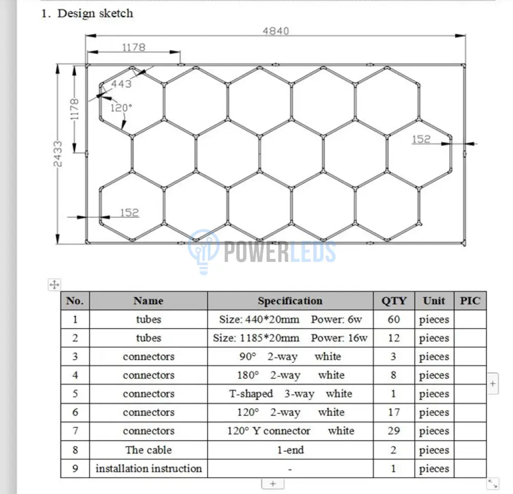 Honeycomb Led Hexagon Luminos Honeycomb Lights