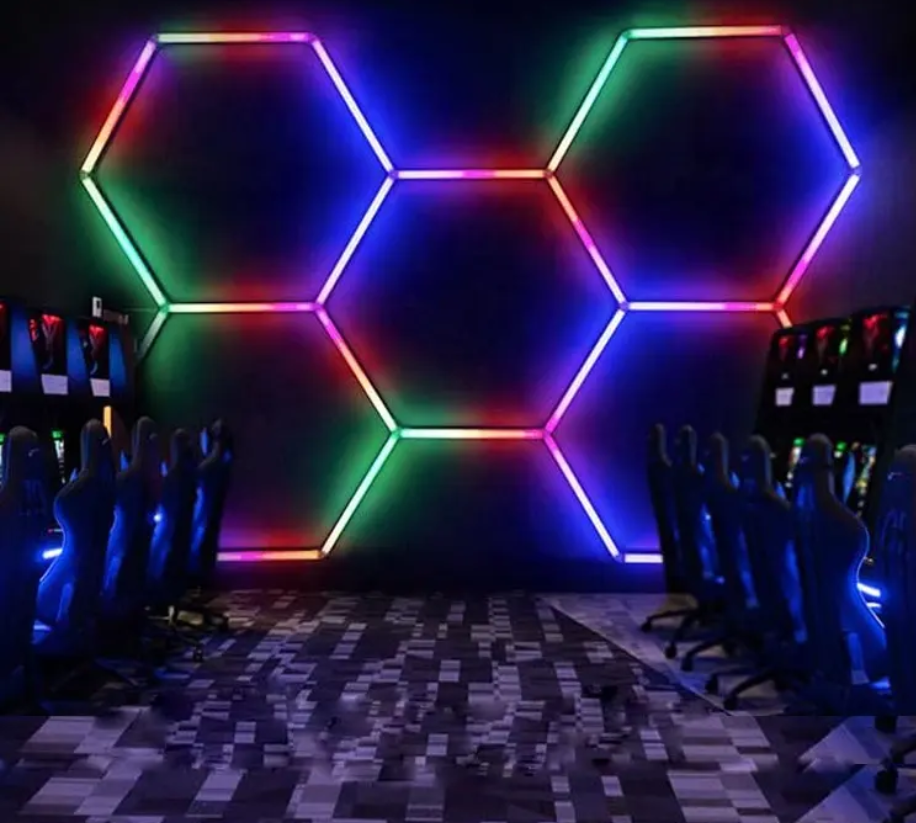 HoneyComb LED Hexagon Luminos RGB SMART 244cm X 170cm