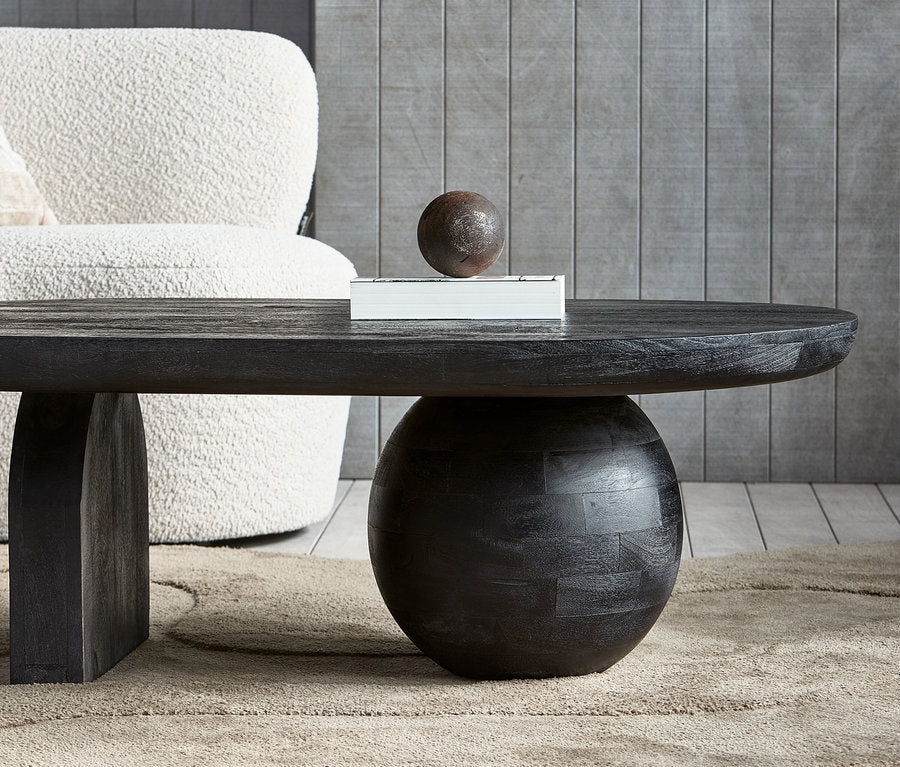 Masa Decorativa Moderna Dualis Orbit MASA DECORATIVA / NEAGRA / 120CM decorative table