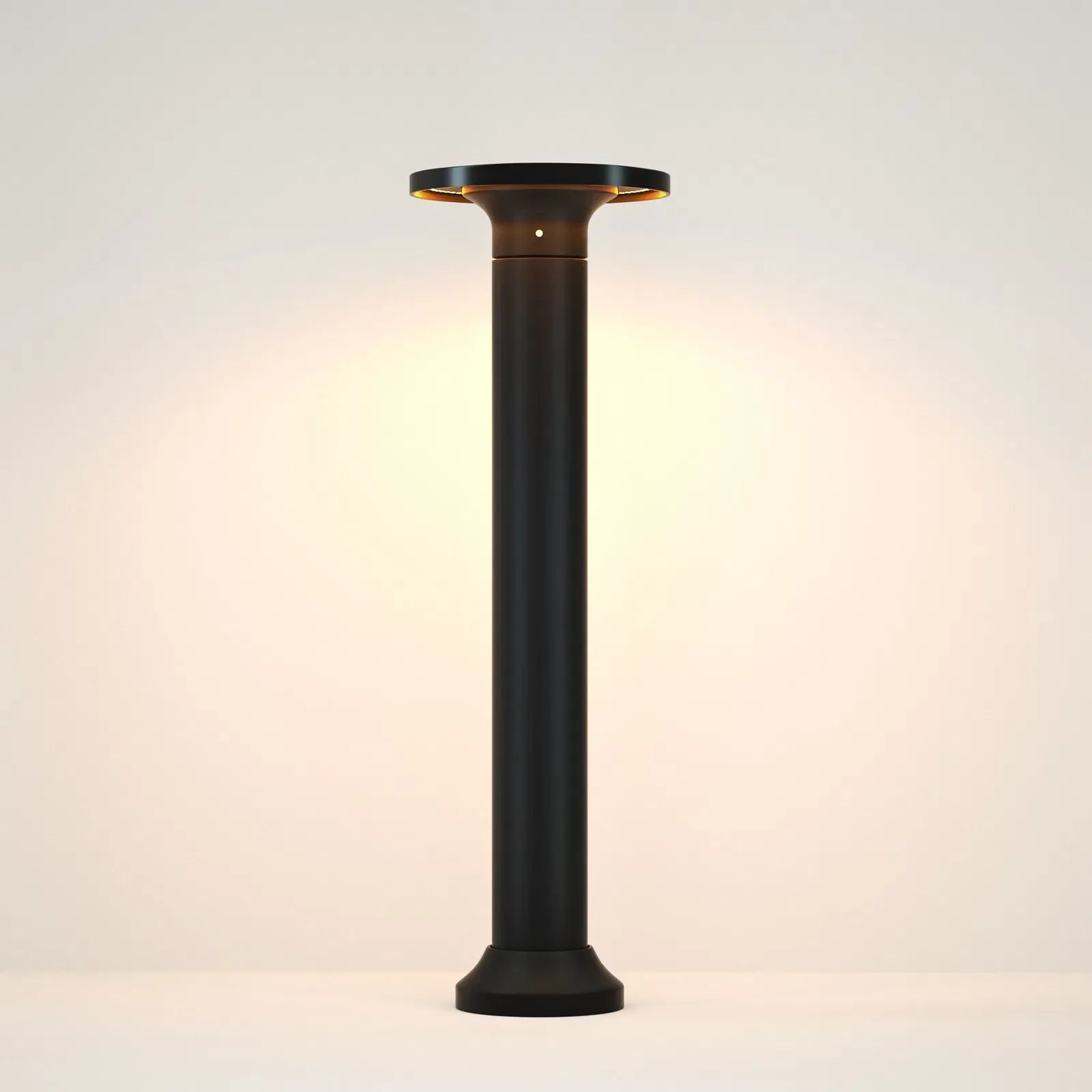 Stalp Ornamental De Gradina LED 12W Negru 50CM