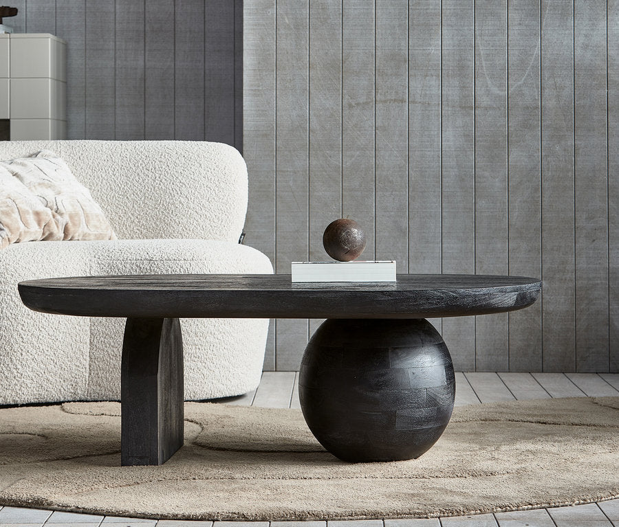 Masa Decorativa Moderna Dualis Orbit MASA DECORATIVA / NEAGRA / 120CM decorative table