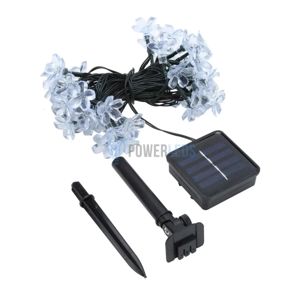 Instalatie Led Flowers Liniara Solara 50 Led-Uri 6.5M Solar Light Rope