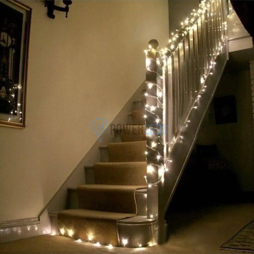 Instalatie Led Liniara 300 Led-Uri 23M Fir Transparent Diverse Culori
