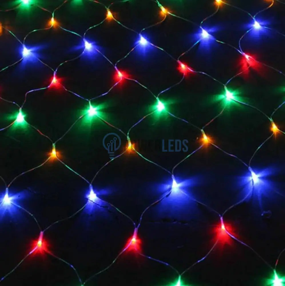 Instalatie Led Perdea Plasa 360 Led-Uri 3X3M Fir Transparent Diverse Culori