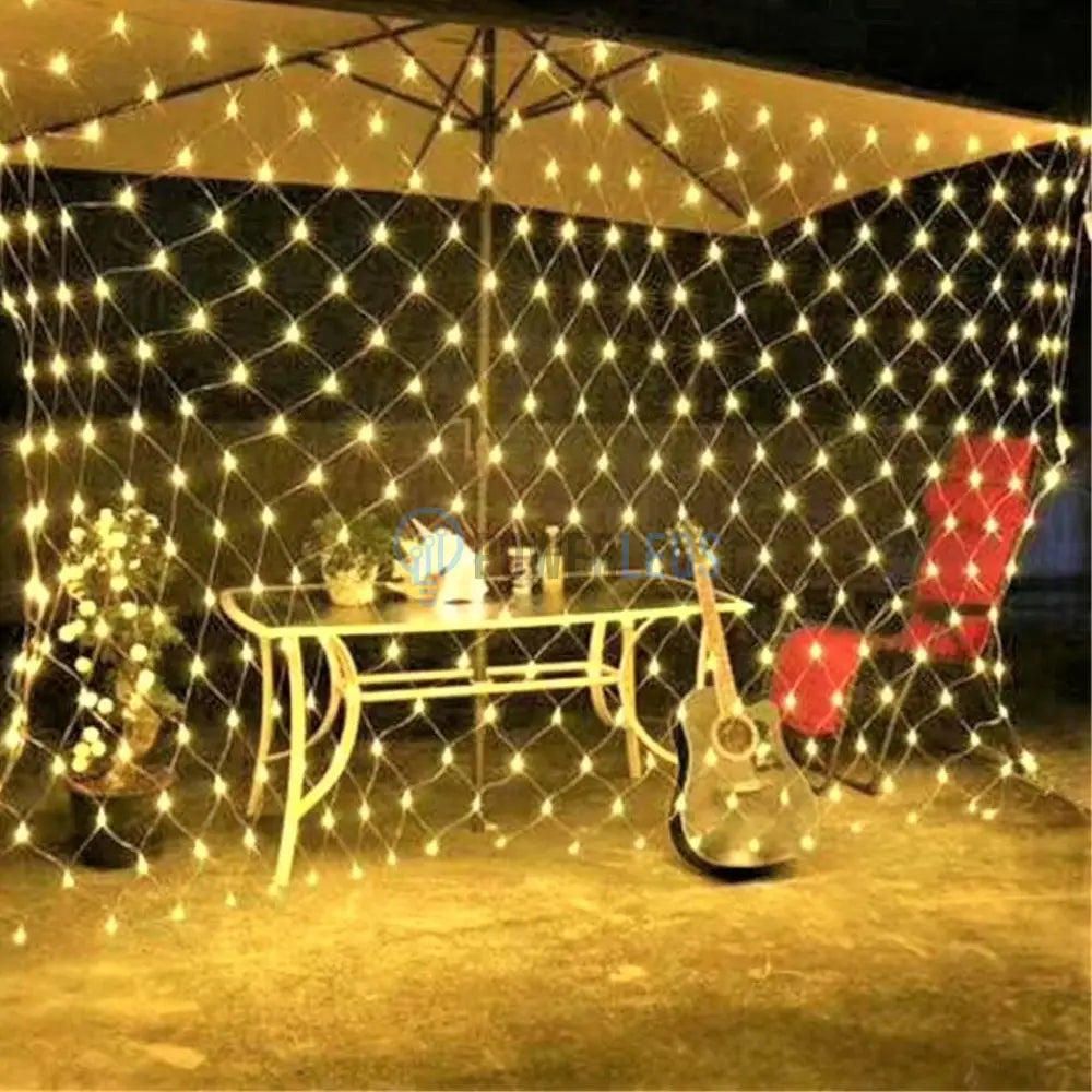 Instalatie Led Perdea Plasa 360 Led-Uri 3X3M Fir Transparent Diverse Culori