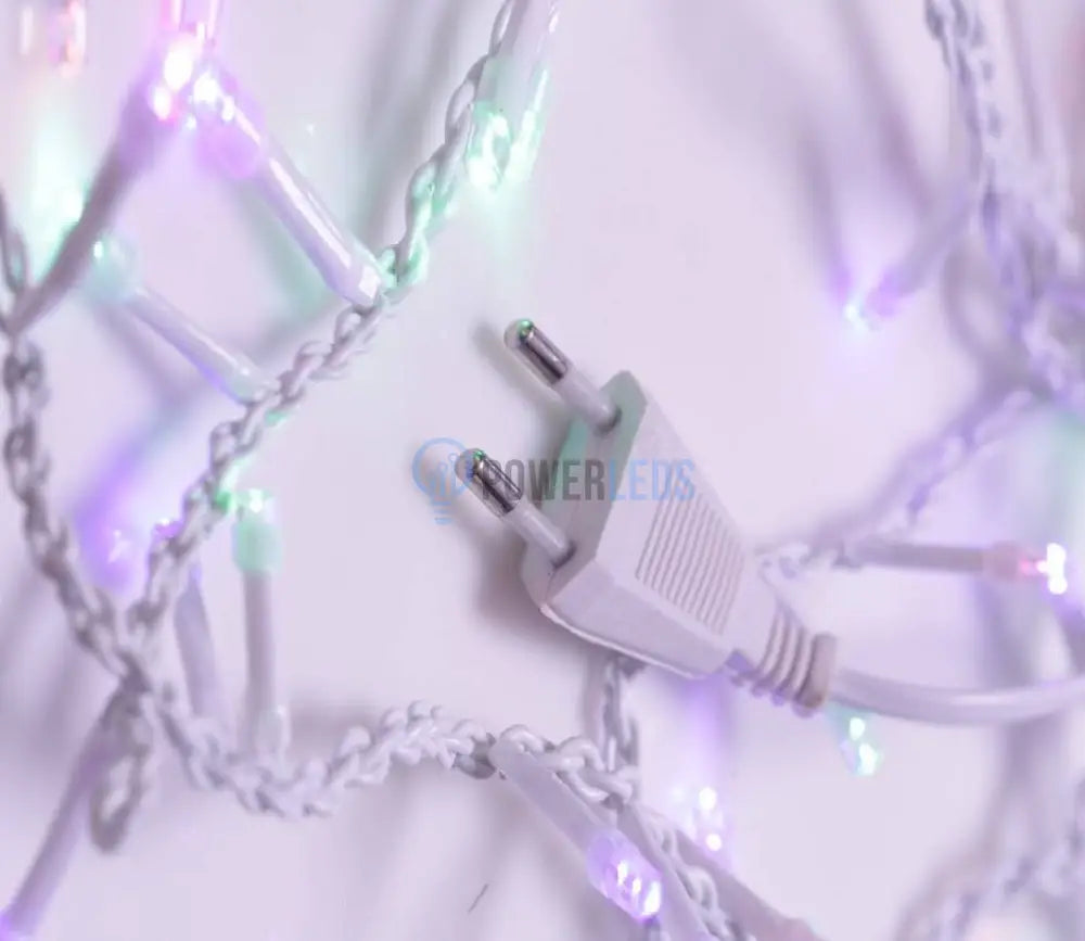 Instalatie Led Perdea Ploaie Flash 360 Led-Uri 8X1M Fir Alb Diverse Culori Christmas Light