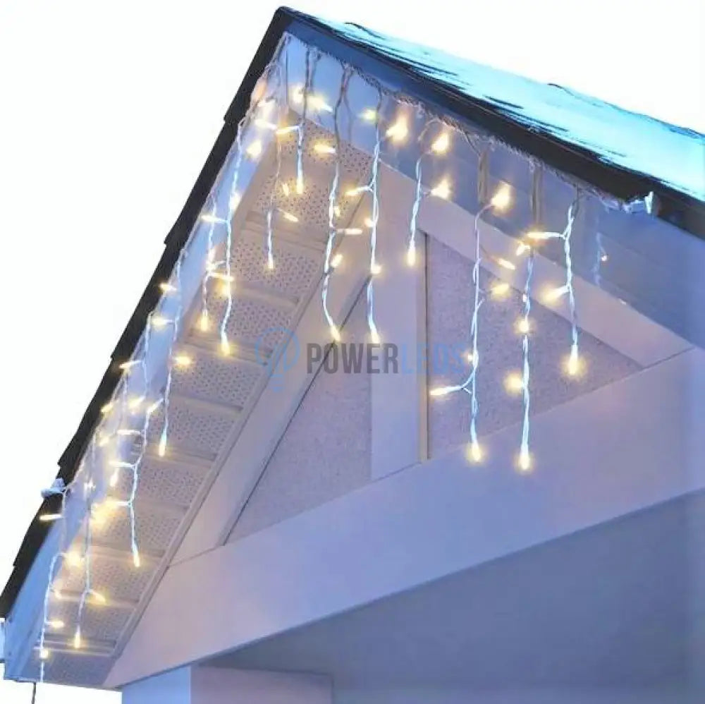 Instalatie Led Perdea Turturi Flash 252 Led-Uri 8X0.6M Fir Alb Diverse Culori Christmas Light