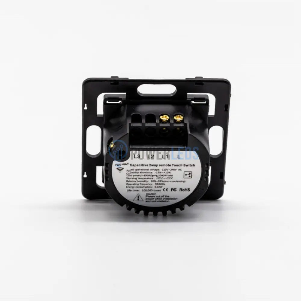 Intrerupator Cap Scara - Cruce Simplu Wireless Cu Touch Din Sticla