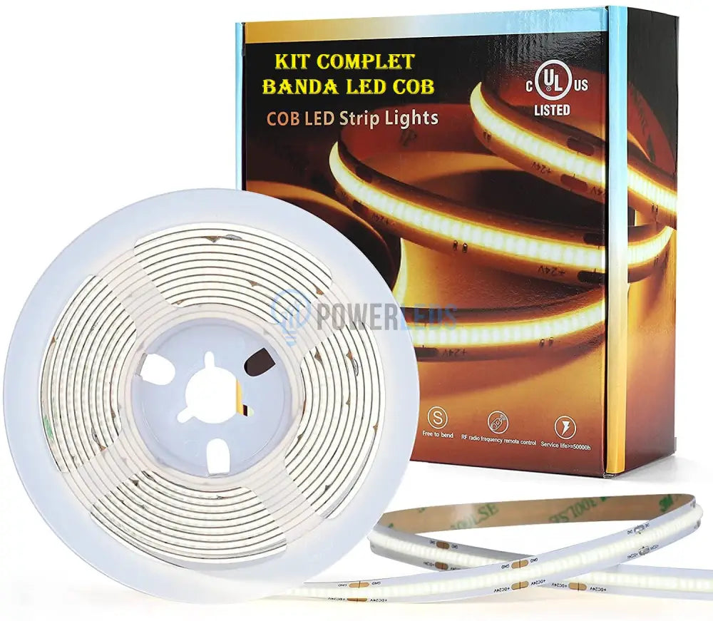 Kit Banda Led Cob 12V 5 Metri