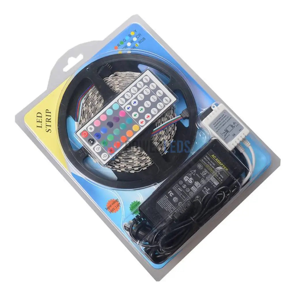 Kit Banda Led Rgb 12V Ip65 5 Metri Telecomanda 44 Taste