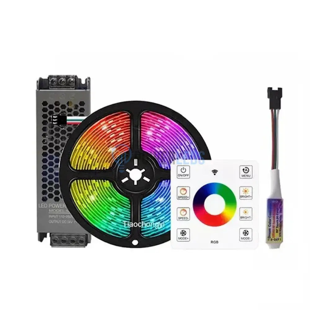KIT Banda LED RGB 24V Digitala 10 metri, IP21 Interior powerleds.ro