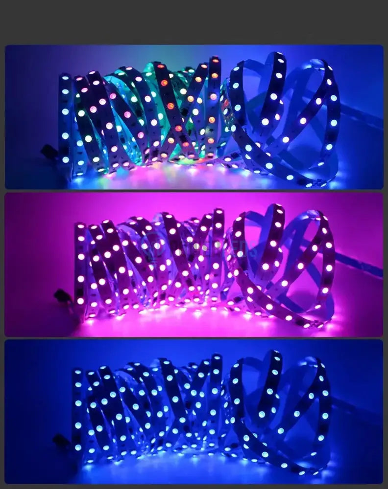 KIT Banda LED RGB 24V Digitala 10 metri, IP21 Interior powerleds.ro