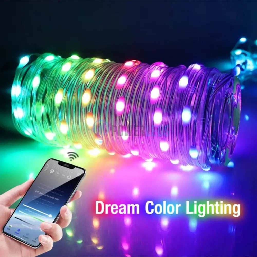 Kit Banda Led Rgb Ic Smart Digital 12V 10M Usb Telecomanda 24 Taste Christmas Light