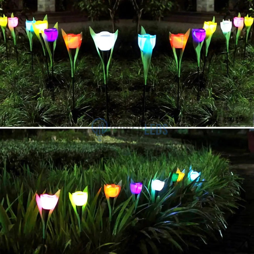 Lalea Led Cu Incarcare Solara - Diverse Culori Rgb Solar Lamp