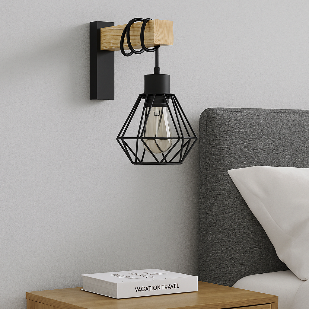 Aplica Black & Wood EGLO TOWNSHEND