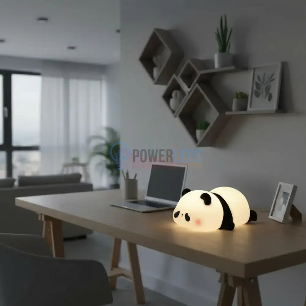 Lampa de Veghe LAZY PANDA Portabila LED RGB