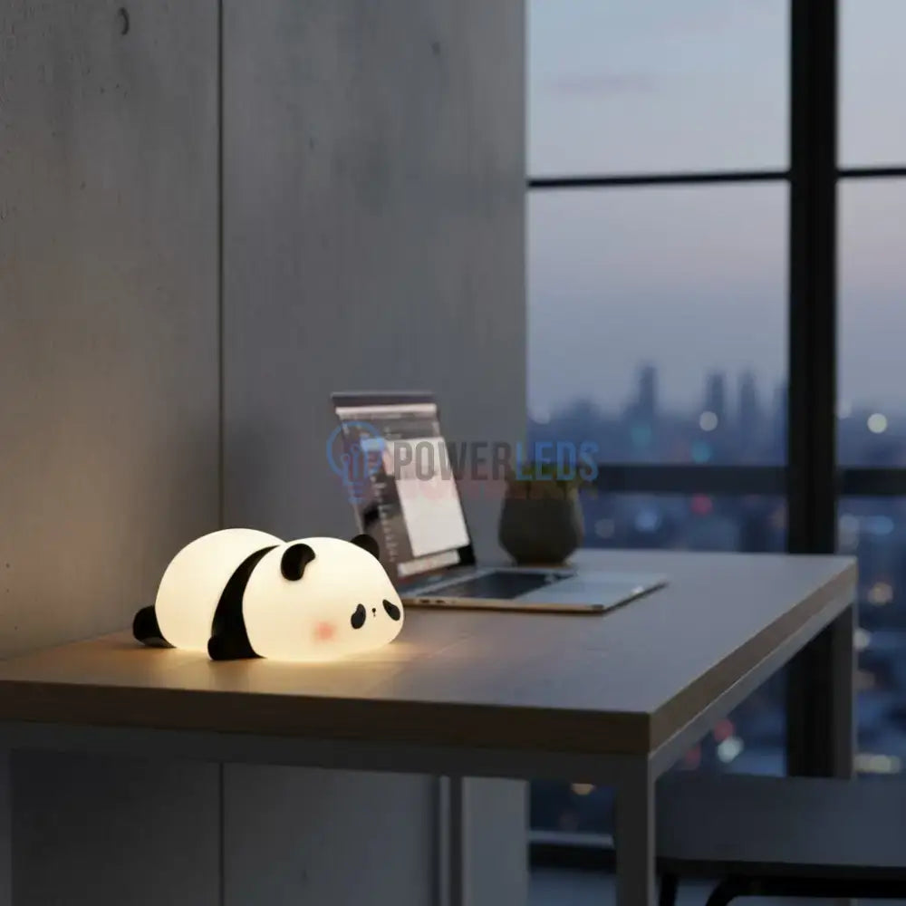 Lampa de Veghe LAZY PANDA Portabila LED RGB