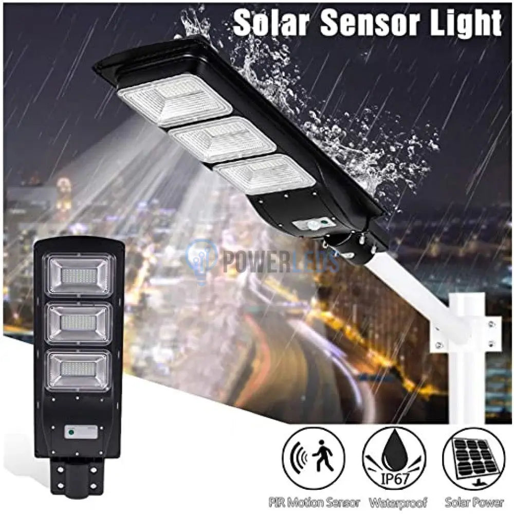 Lampa Led 120W Solara Slim Senzor Miscare + Telecomanda Solar Street Light