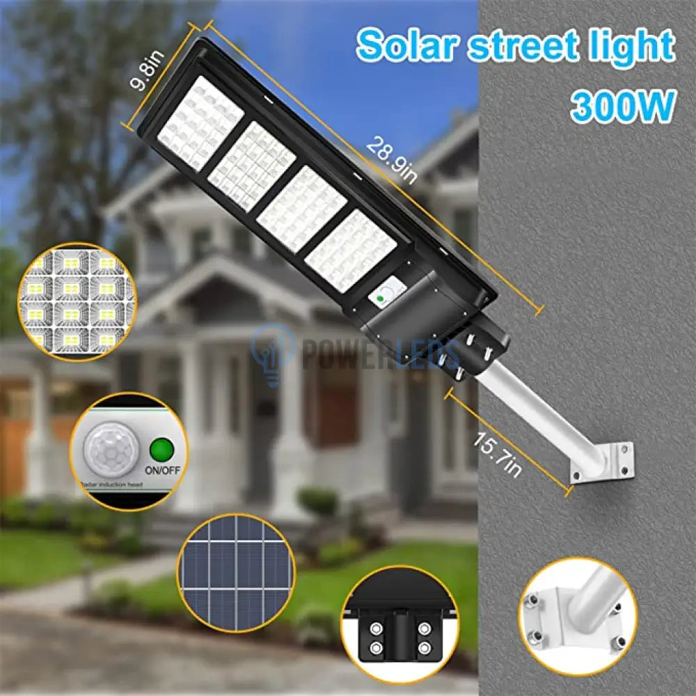 Lampa Led 120W Solara Slim Senzor Miscare + Telecomanda Solar Street Light