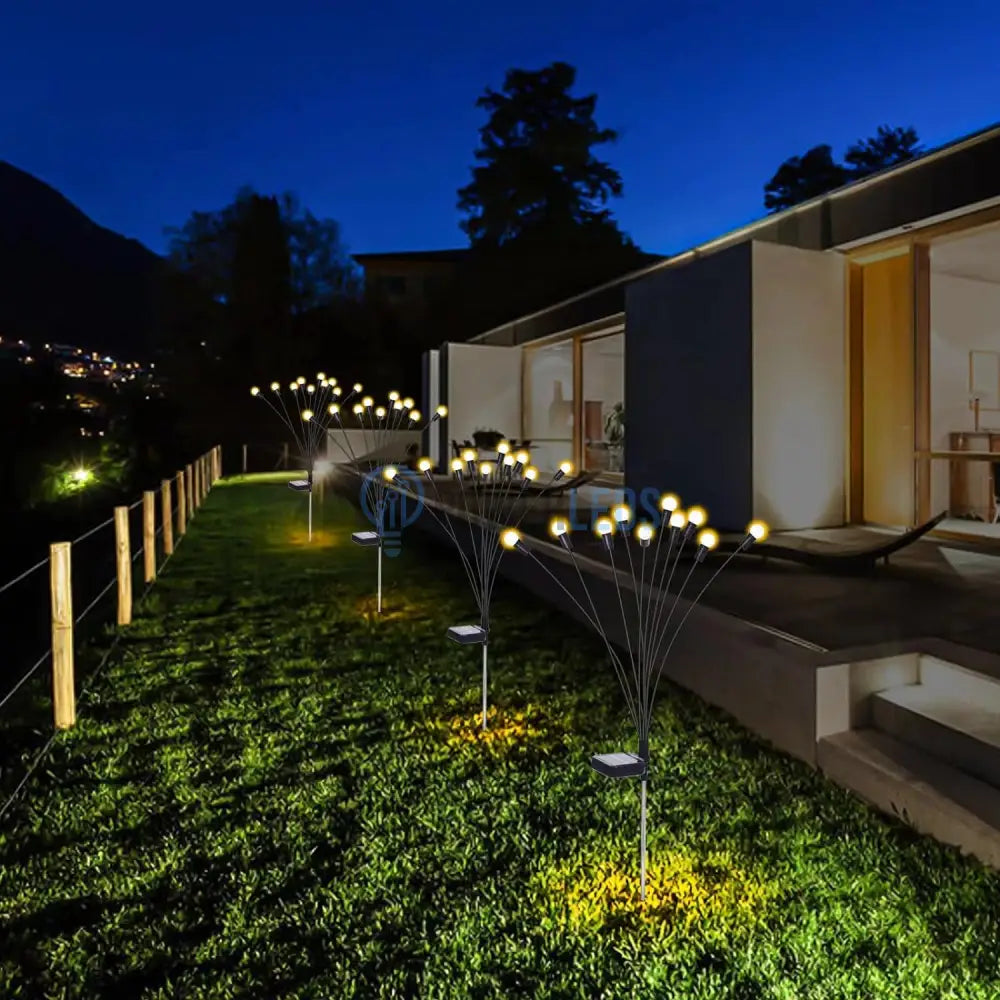 Lampa Led Solara Fireflys - Set 2 Buc Landscape Pathway Lighting