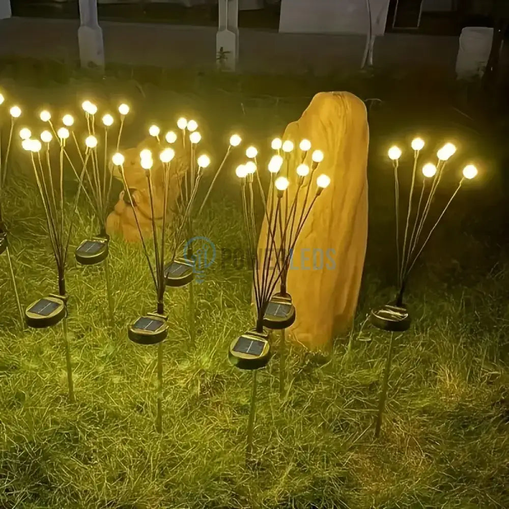 Lampa Led Solara Fireflys - Set 2 Buc Landscape Pathway Lighting