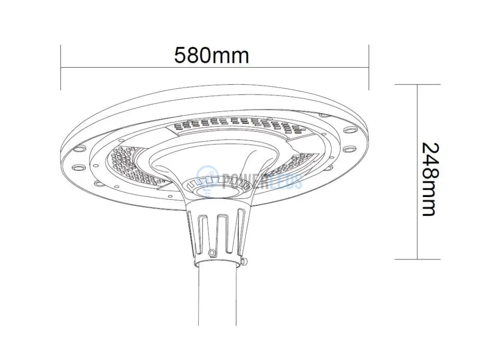 Lampa Led Solara Ufo 2200Lumeni Smart Cu Telecomanda Rgbwcct Solar Street Light