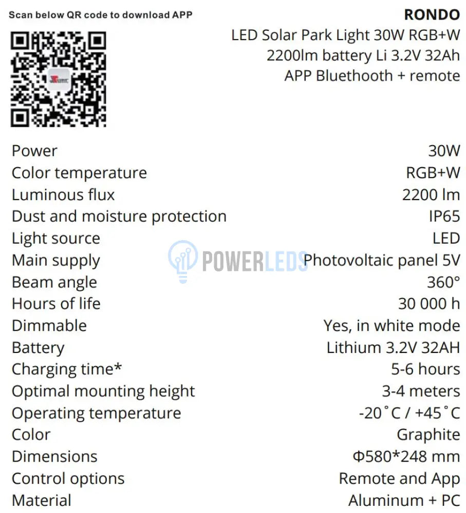 Lampa Led Solara Ufo 2200Lumeni Smart Cu Telecomanda Rgbwcct Solar Street Light