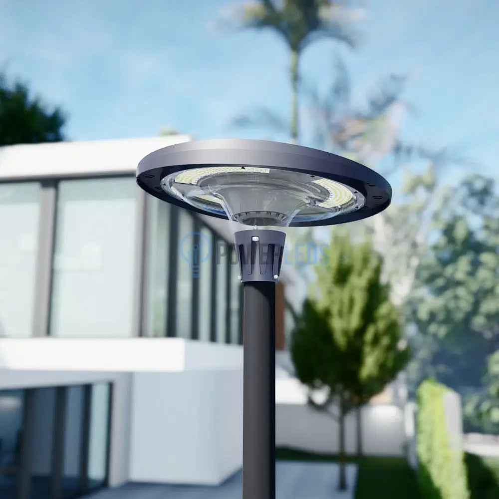 Lampa Led Solara Ufo 2200Lumeni Smart Cu Telecomanda Rgbwcct Solar Street Light