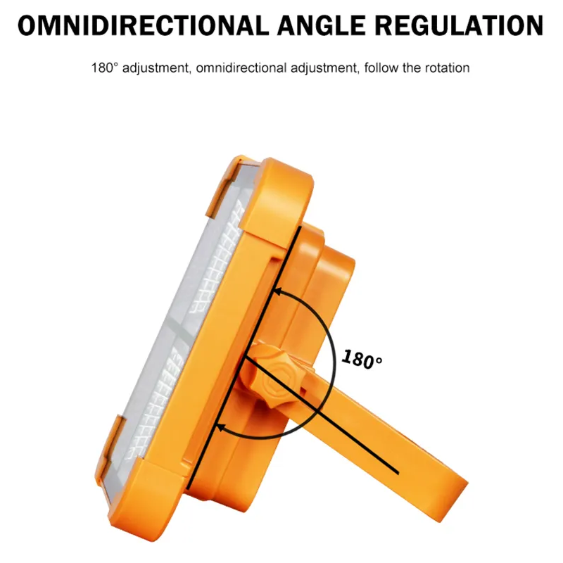 Proiector LED 100W Portabil, Panou Solar, USB, 4 Functii